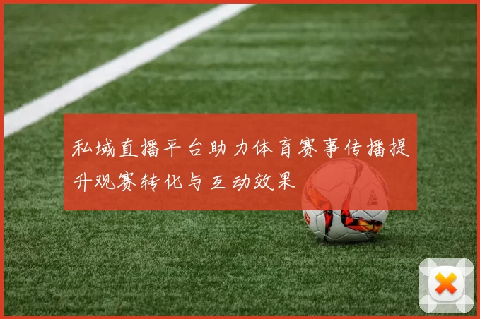 私域直播平台助力体育赛事传播提升观赛转化与互动效果